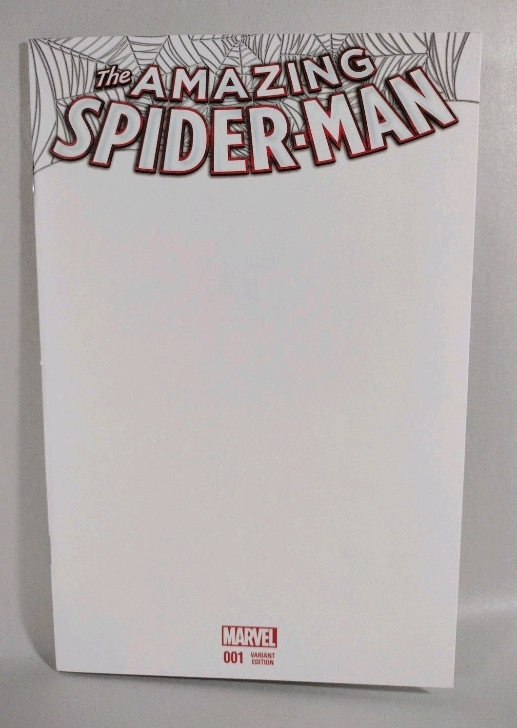 Amazing Spider-Man #1 (2015) Marvel Blank Sketch Variant Cover Comic NM