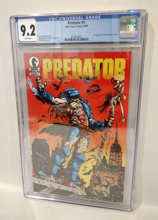 PREDATOR #1 (1989) Dark Horse Comic 1st Appearance Classic Cover CGC 9.2