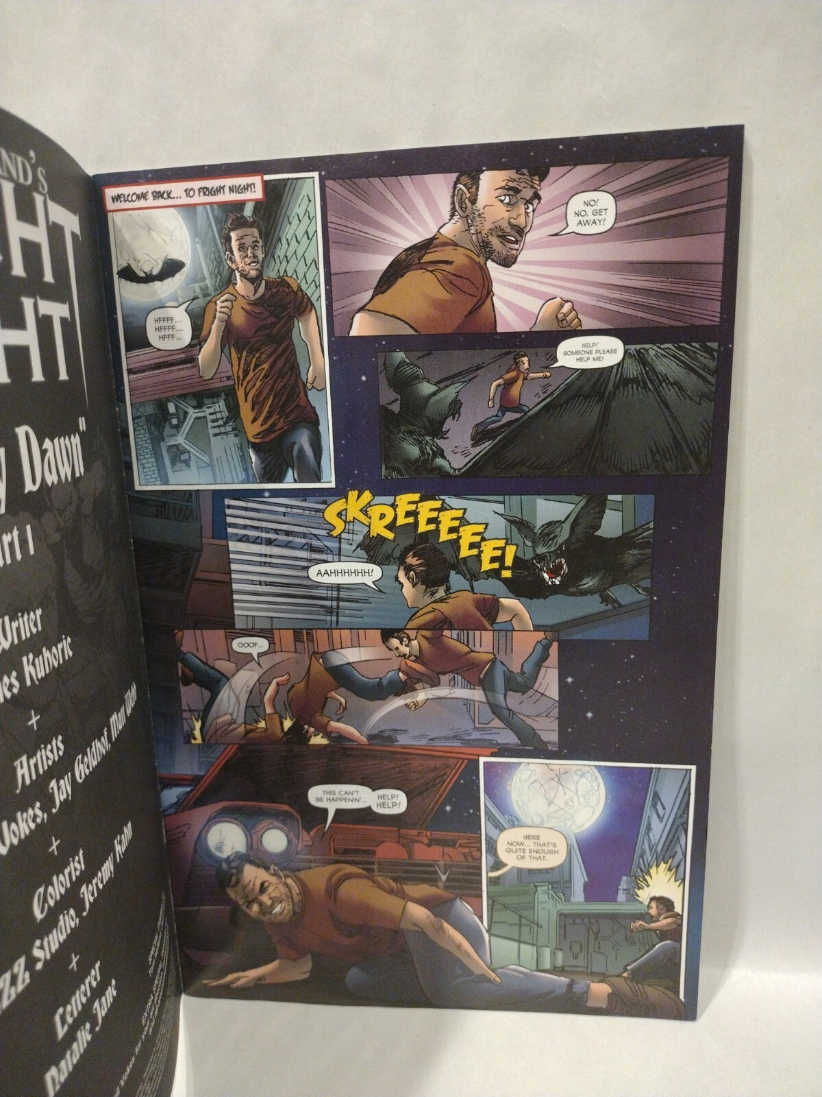 Tom Holland's Fright Night #1 (2021) Sketch Cover Variant W Original DCastr Art