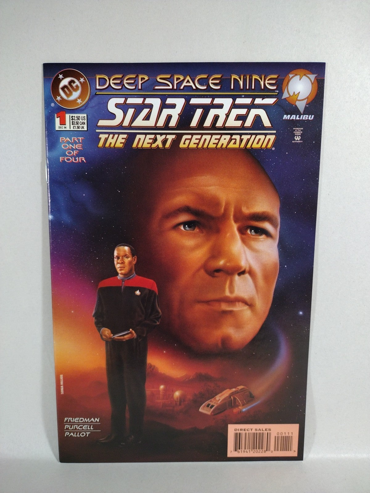 Deep Space Nine Star Trek Next Generation (1994) Complete DC Malibu Comic #1-4