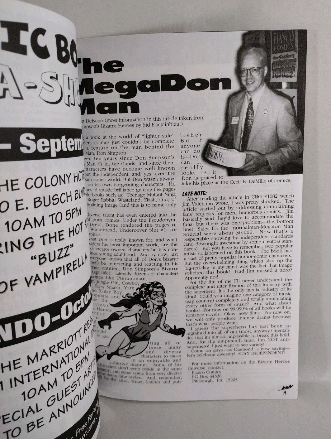 Indy (1994) Blackmore Independent Comic Magazine Lot #7 8 Tim Vigil Don Simpson