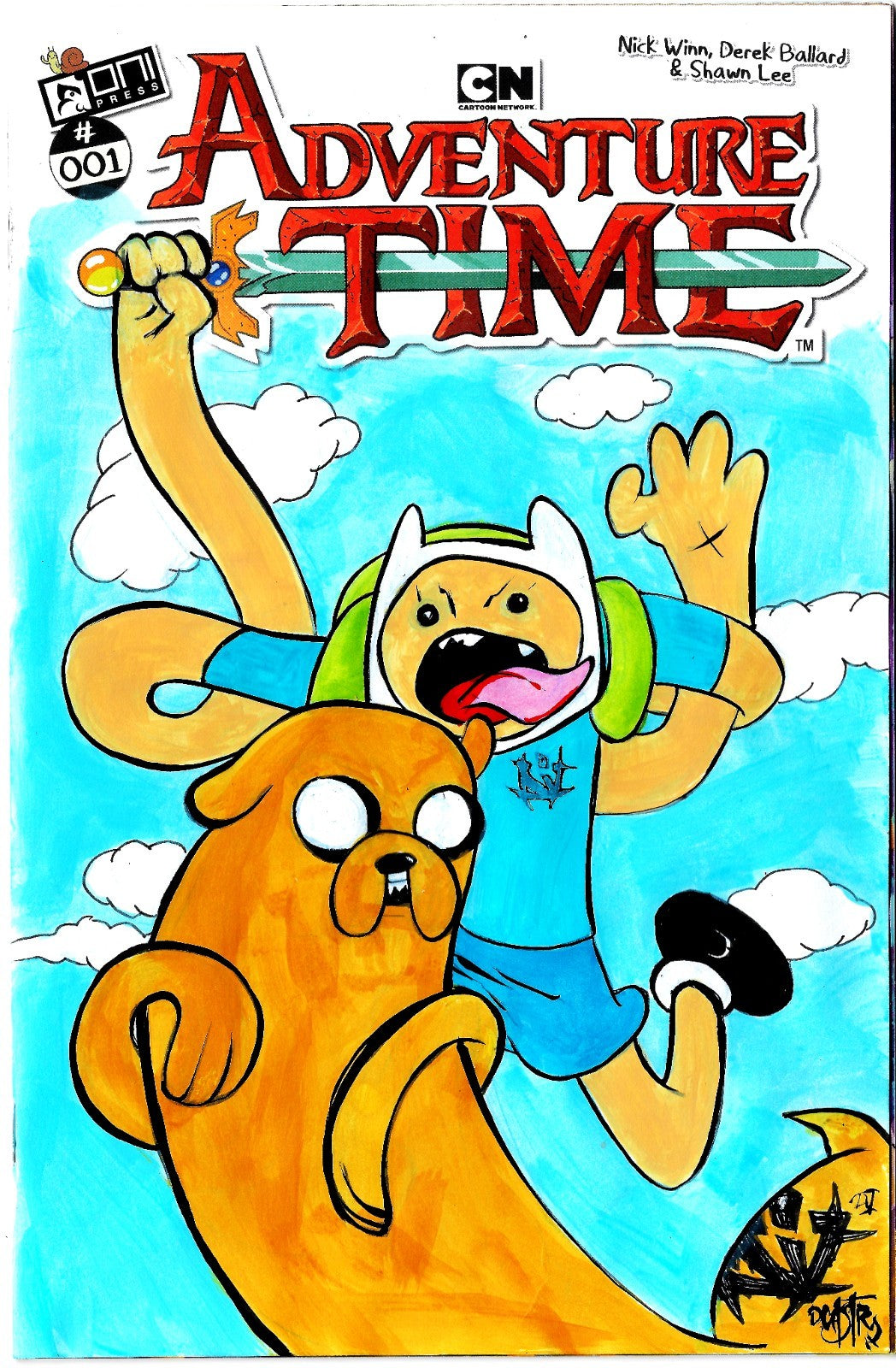 Adventure Time 1 (2025) Oni Press Sketch Cover Comic W Original Jose Guillen Art
