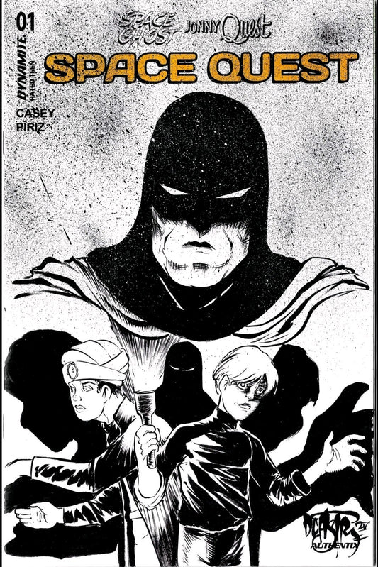 Space Quest #1 (2025) Dynamite Comic Sketch Cover Variant W Original DCastr Art