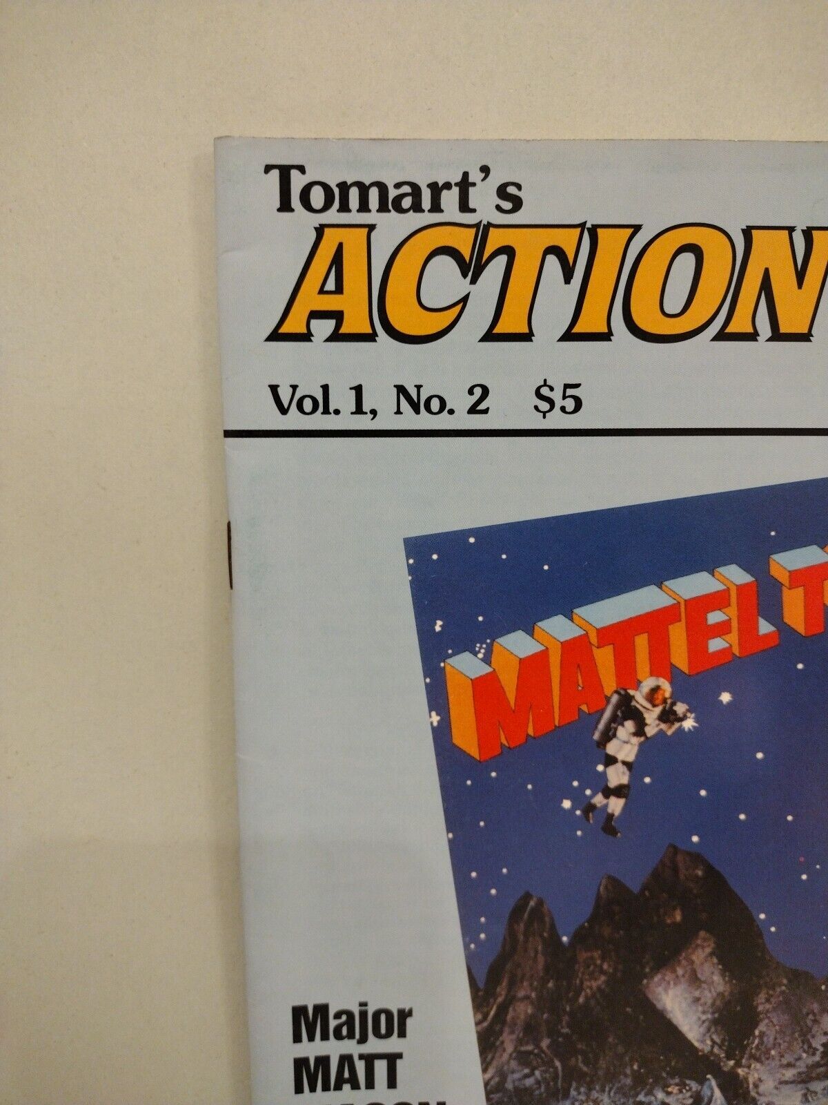 Tomart's Action Figure Digest Magazine (1991) Vol 1 #2 TMNT Matt Mason VF-NM 