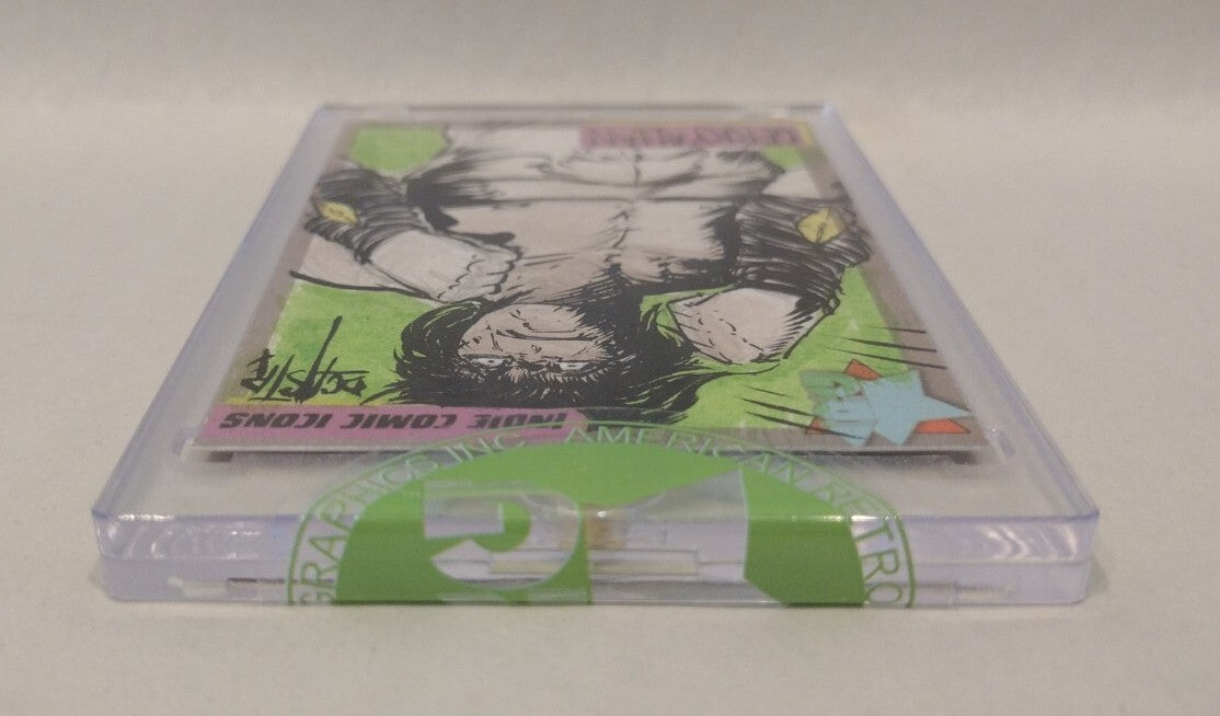 Indie Comic Icons Sketch Card w Original Gerry Allan Stone Art DCastr (2023) ARG