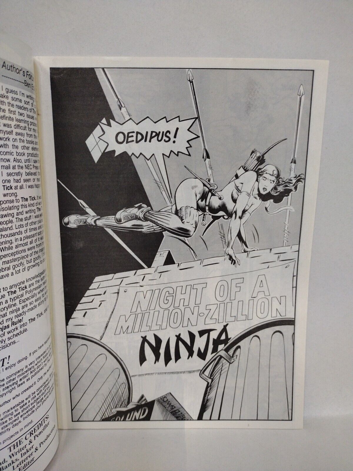 The Tick #3 (1988) NEC Comic 1st Print W Mini Comic Insert VF