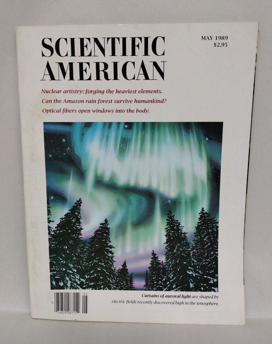 Scientific American #5 (May 1989) Curtains Of Auroral Lights VG