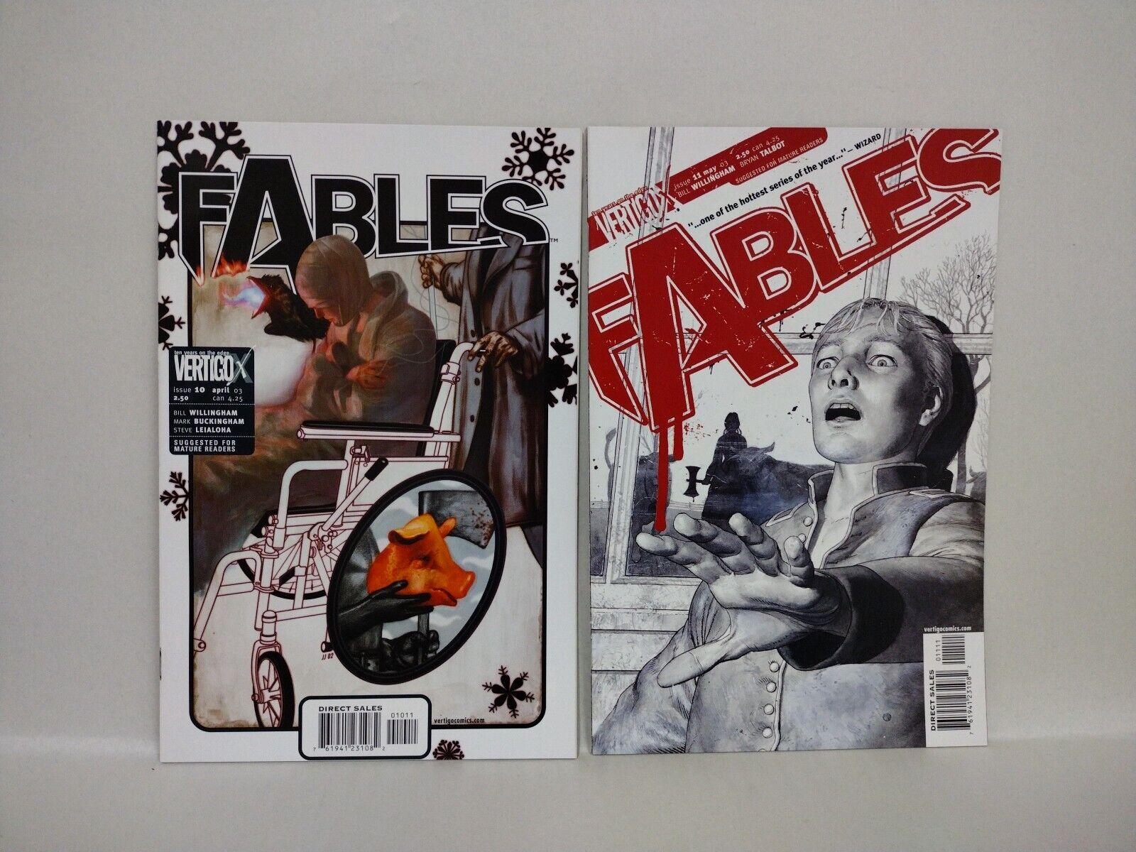Fables (2002) DC Vertigo Comic Lot Set #2 3 4 5 6 7 8 9 10 11 James Jean Covers