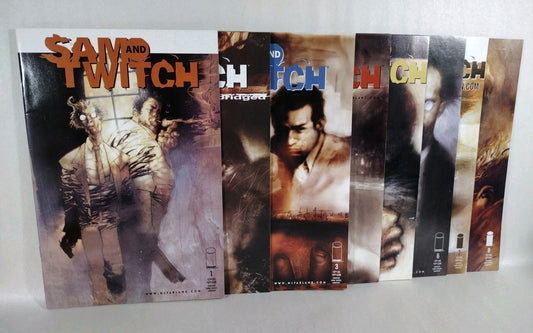 Sam And Twitch (1999) Image Comic Lot Set #1 2 3 4 5 6 7 8 Spawn Universe VF-NM