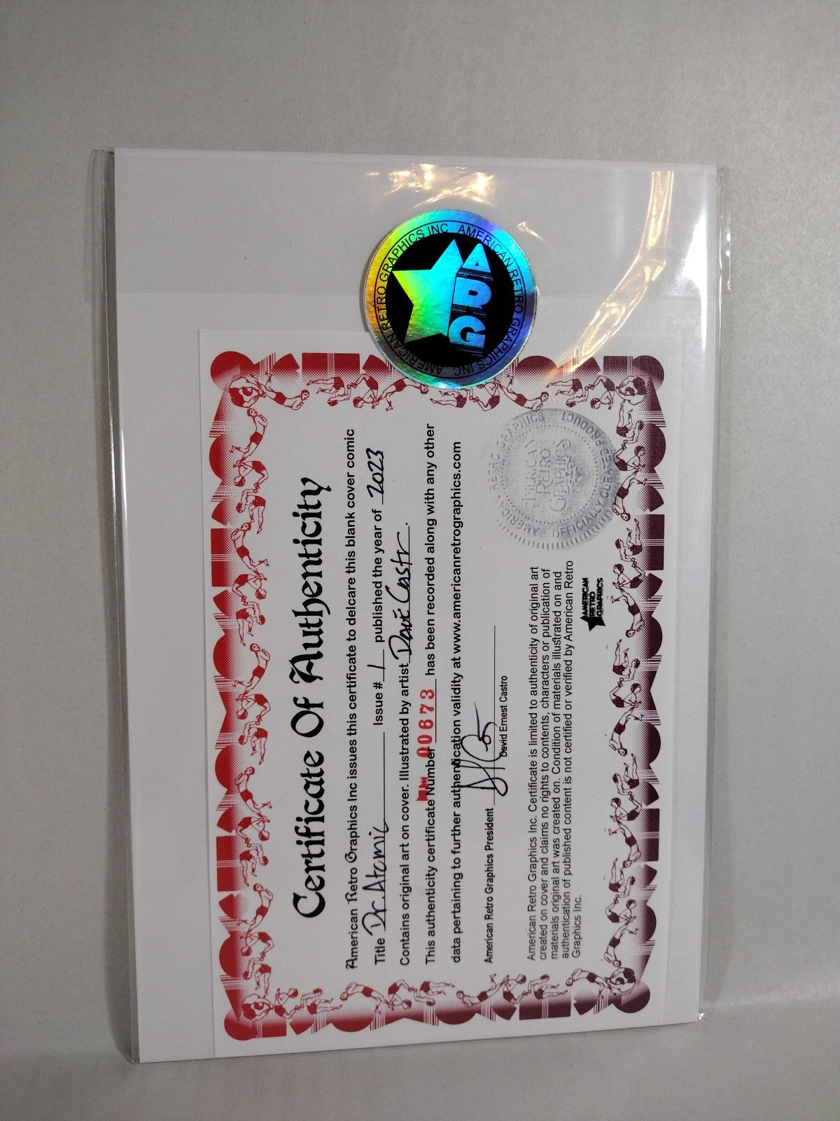 Dr Atomic 1 (2023) Larry Todd Image Comic Sketch Cover W Original Dave Castr Art