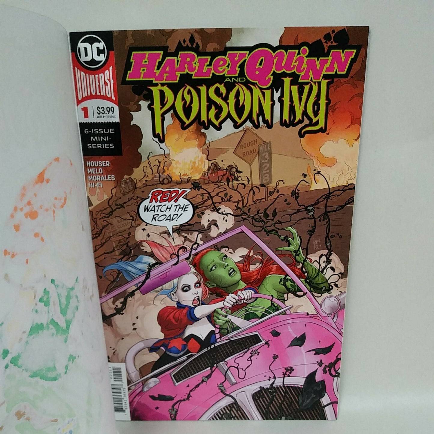 Harley Quinn Poison Ivy 1 (2019) DC Sketch Cover Comic W Original Dave Castr Art