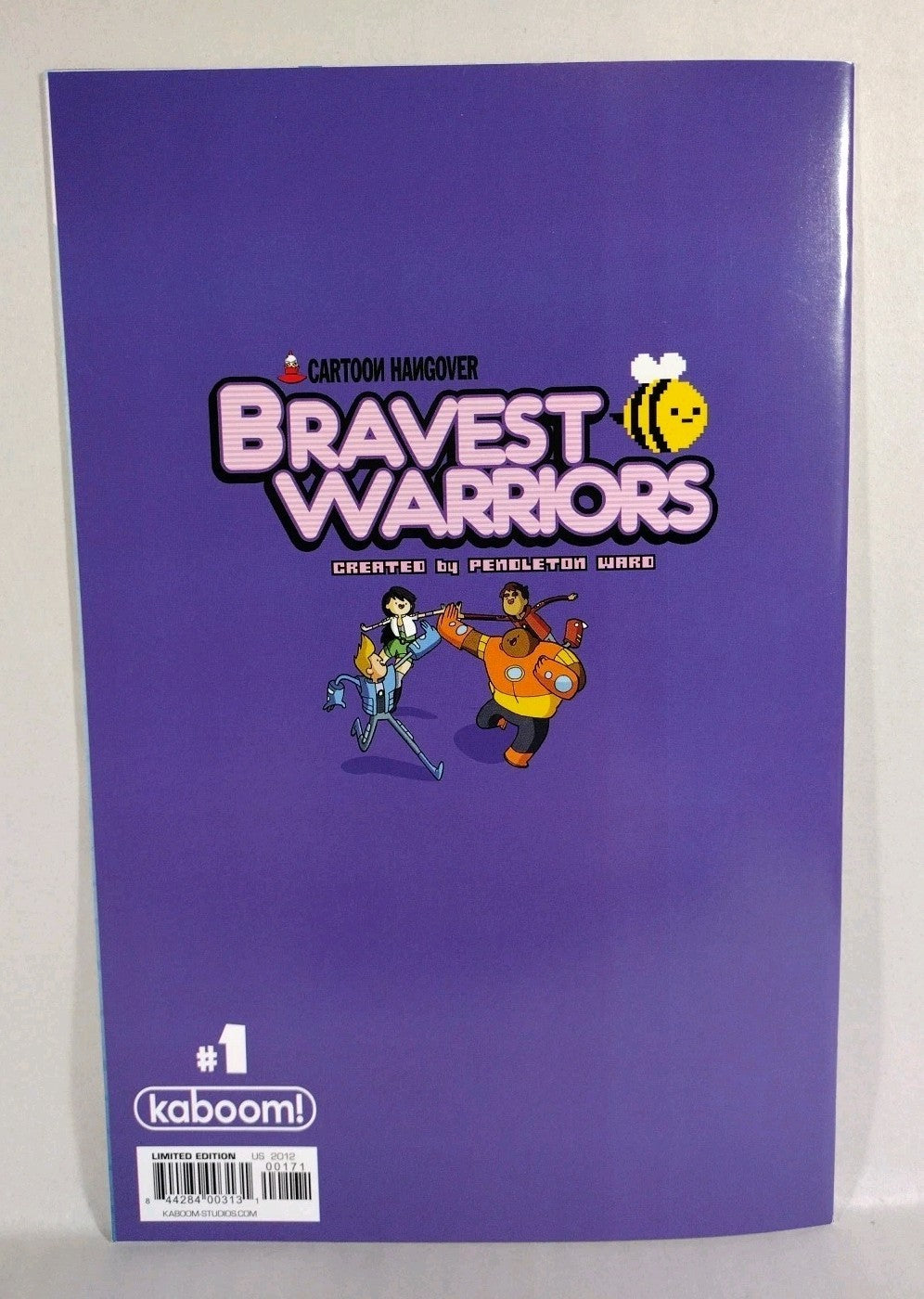 BRAVEST WARRIORS #1 (2012) Kaboom Boom Comic Get-A-Sketch Convention Cover NM