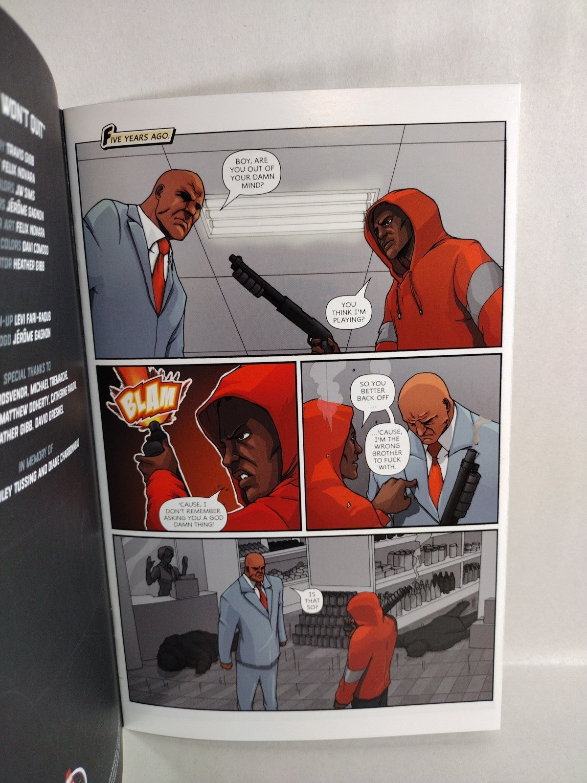 Broke Down & 4 Dead Bodies #1 Orange Cone Sketch Cover W Original Dave Castr Art