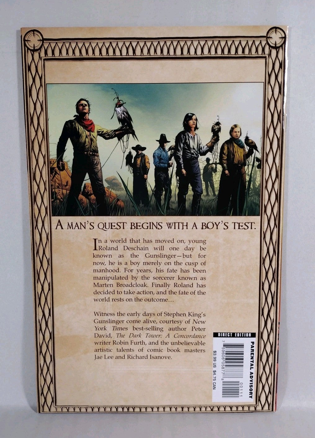 Dark Tower Gunslinger Born #1 (2007) Marvel Comic Signed Jae Lee DF COA 171/499