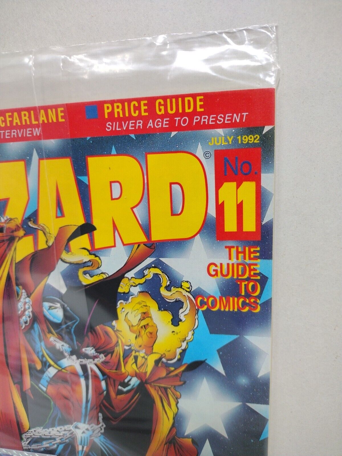 Wizard Comic Magazine #11 (1992) Spawn Cover Sealed W Prism Card New