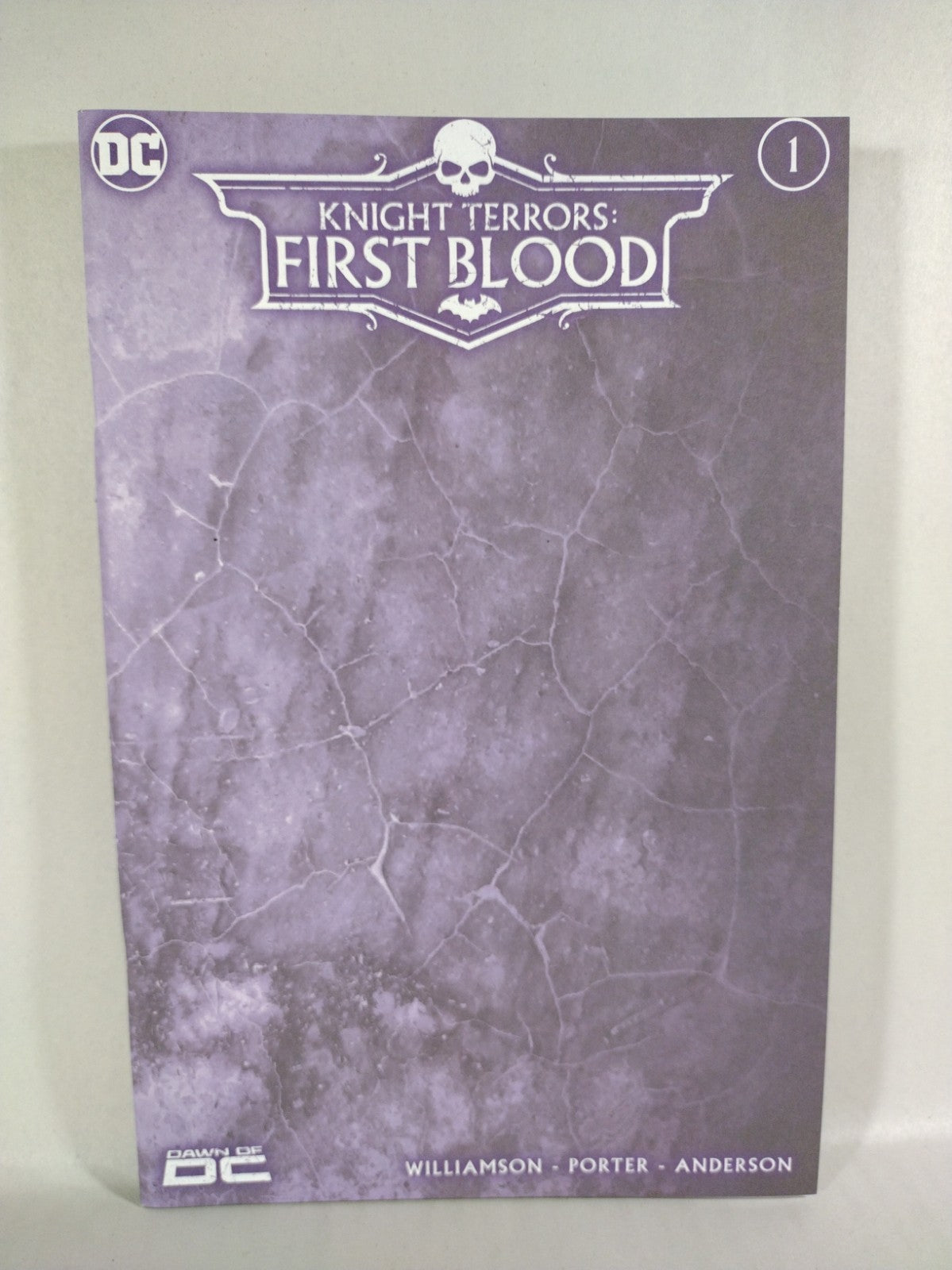 Knight Terrors First Blood #1 (2023) DC Comic Blank Sketch Cover Comic NM