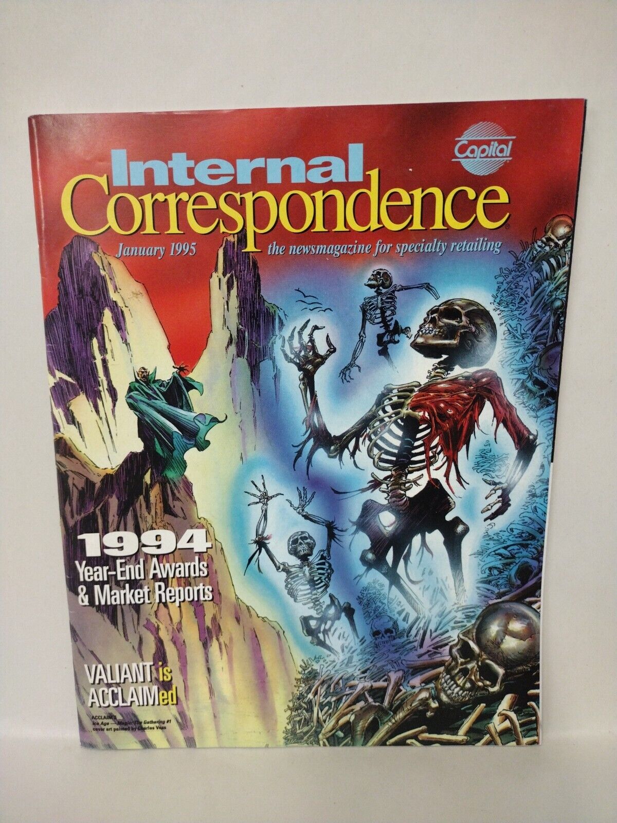 Internal correspondence (1995) Capital Comic Distribution Retailer News magazine