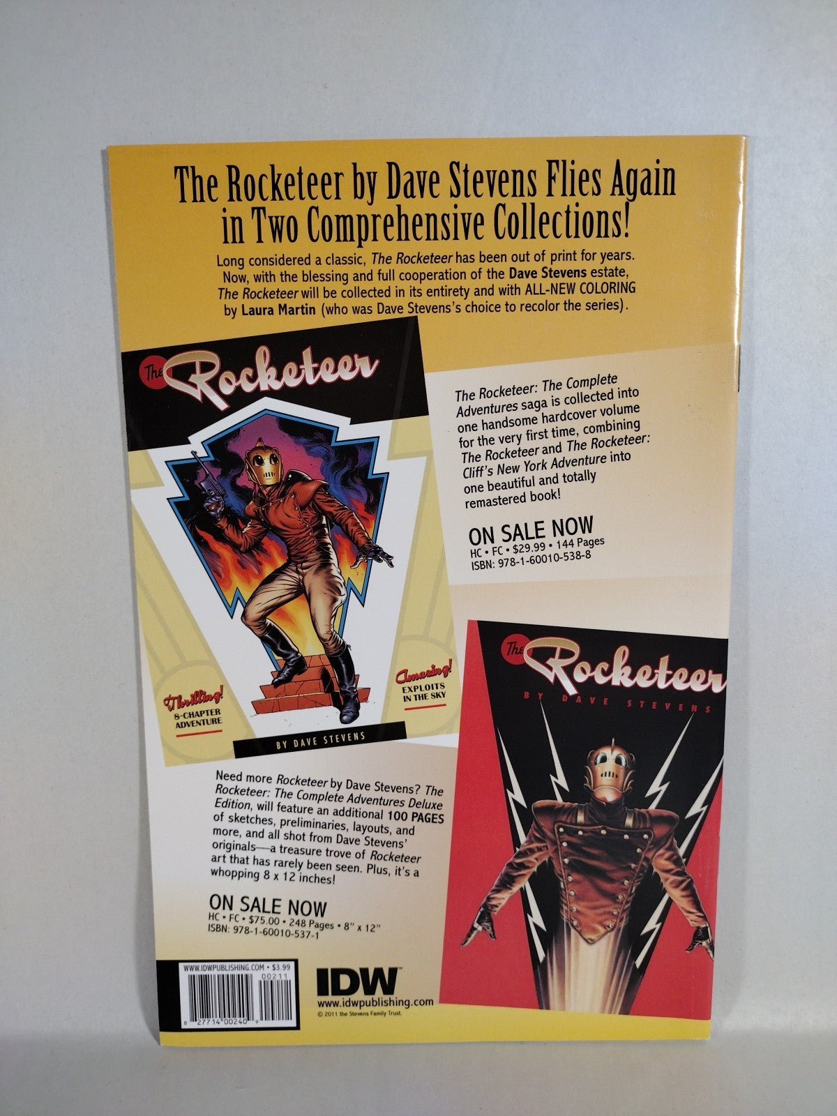 ROCKETEER ADVENTURES (2011) Complete IDW Comic Set #1-4 + ADVENTURES 2 #2-4 NM