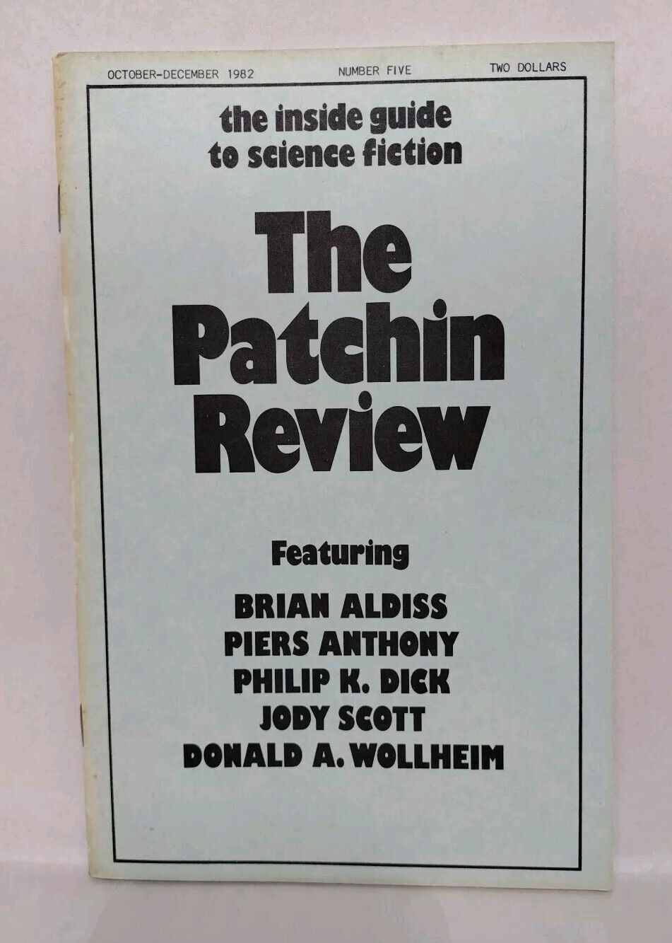 Patchin Review (1982) Charles Platt Sci-fi Zine Lot Set #4 5 6 7 Last Issue