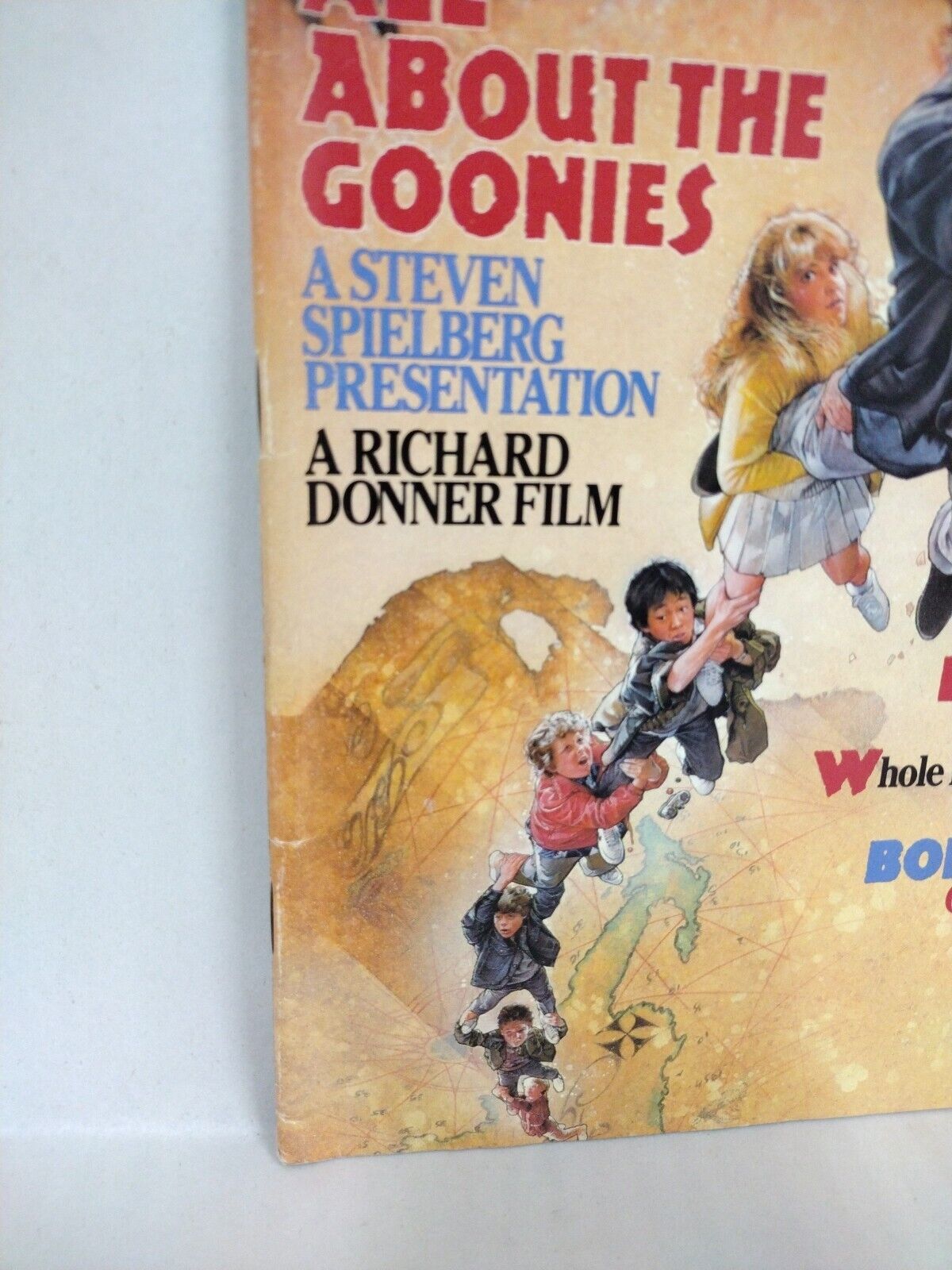 Goonies Souvenir Magazine (1985) Stephen Spielberg Richard Donner