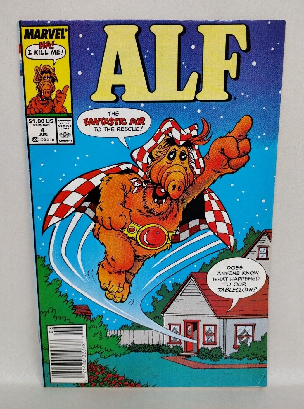 Alf (1988) Marvel Star Comic Lot Set #4 6 11 17 Gordon Shumway Halloween Issue