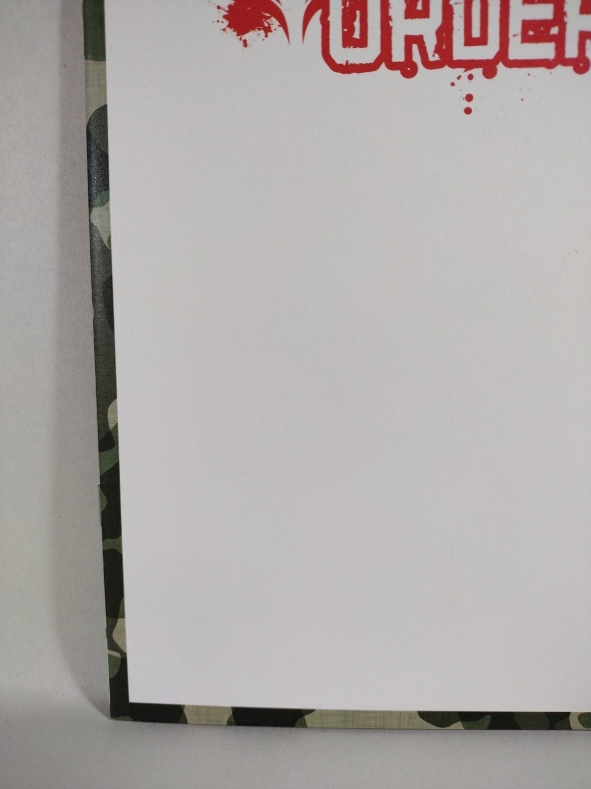 G.I. Joe Cobra World Order Prelude (2015) IDW Blank Variant Cover Comic NM
