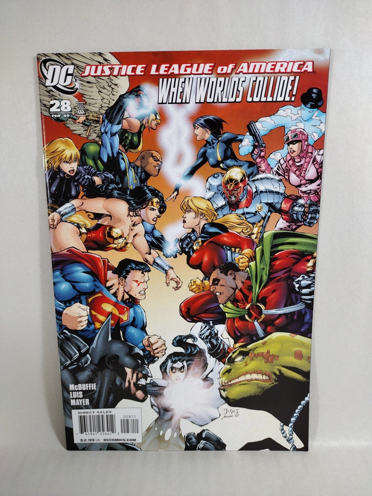 Justice League Of America (2007) DC Comic Lot Set #10 12-28 W Connecting Covers