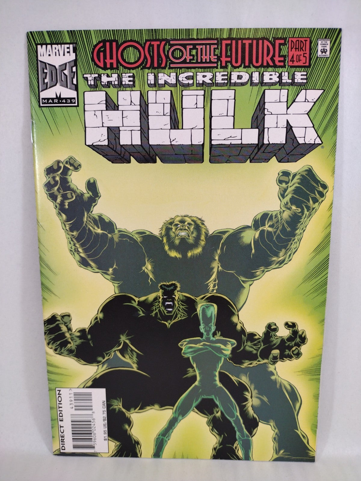 Incredible Hulk (1995) Marvel Comic Ghost Of The Future Set 435-440 David Medina