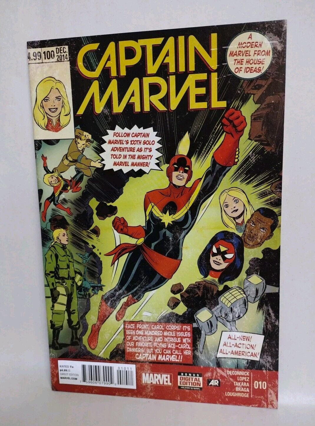 Captain Marvel (2015) Comic Lot Set #10 11 12 13 14 15 Deconick David Lopez NM