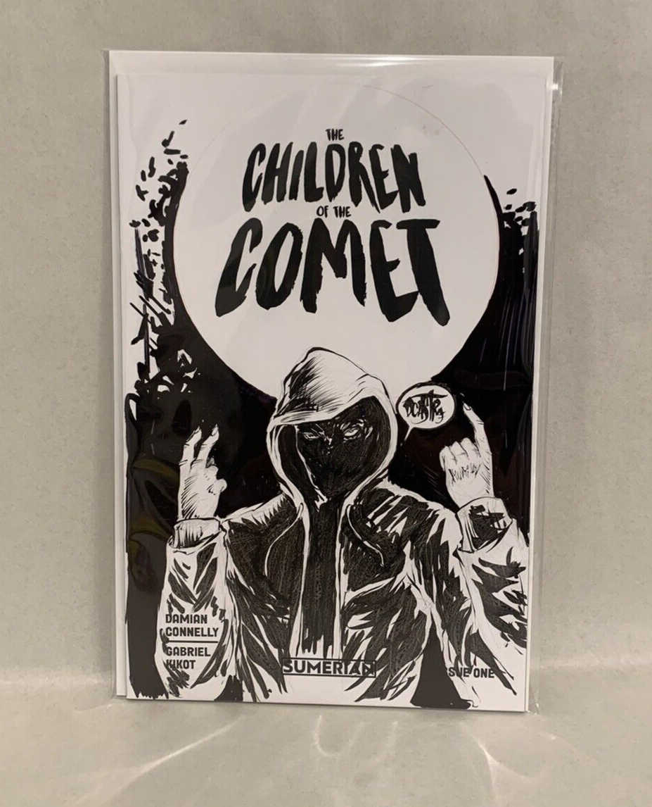 CHILDREN OF THE COMET #1 Blank Variant Cover Comic 2023W Original Art Dave Castr