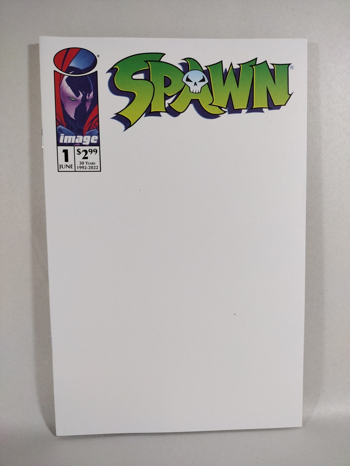 Spawn 30th Anniversary #1 (2022) Image Comic Blank Cover Variant New NM 
