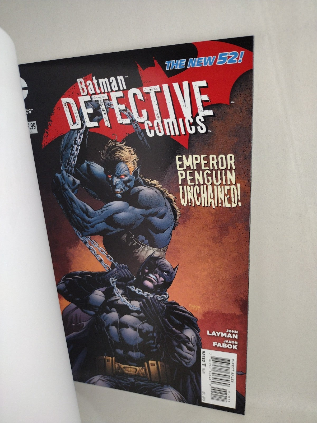 Detective Comics #20 (2012) DC Blank Sketch Variant Cover Comic New NM