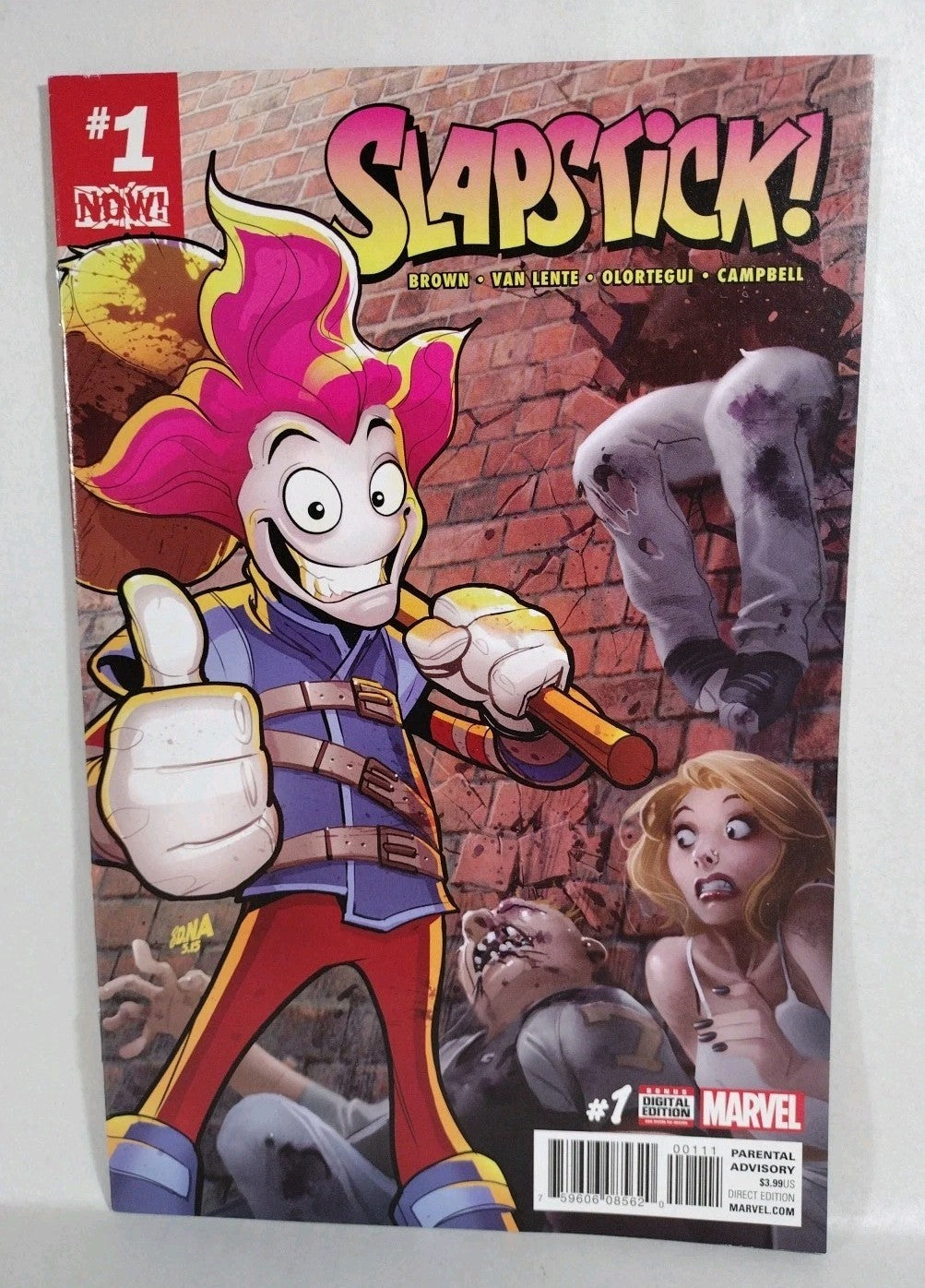 Slapstick (2015) Marvel Comic Lot Set #1 2 3 4 5 Fred Van Lente Reilly Brown NM
