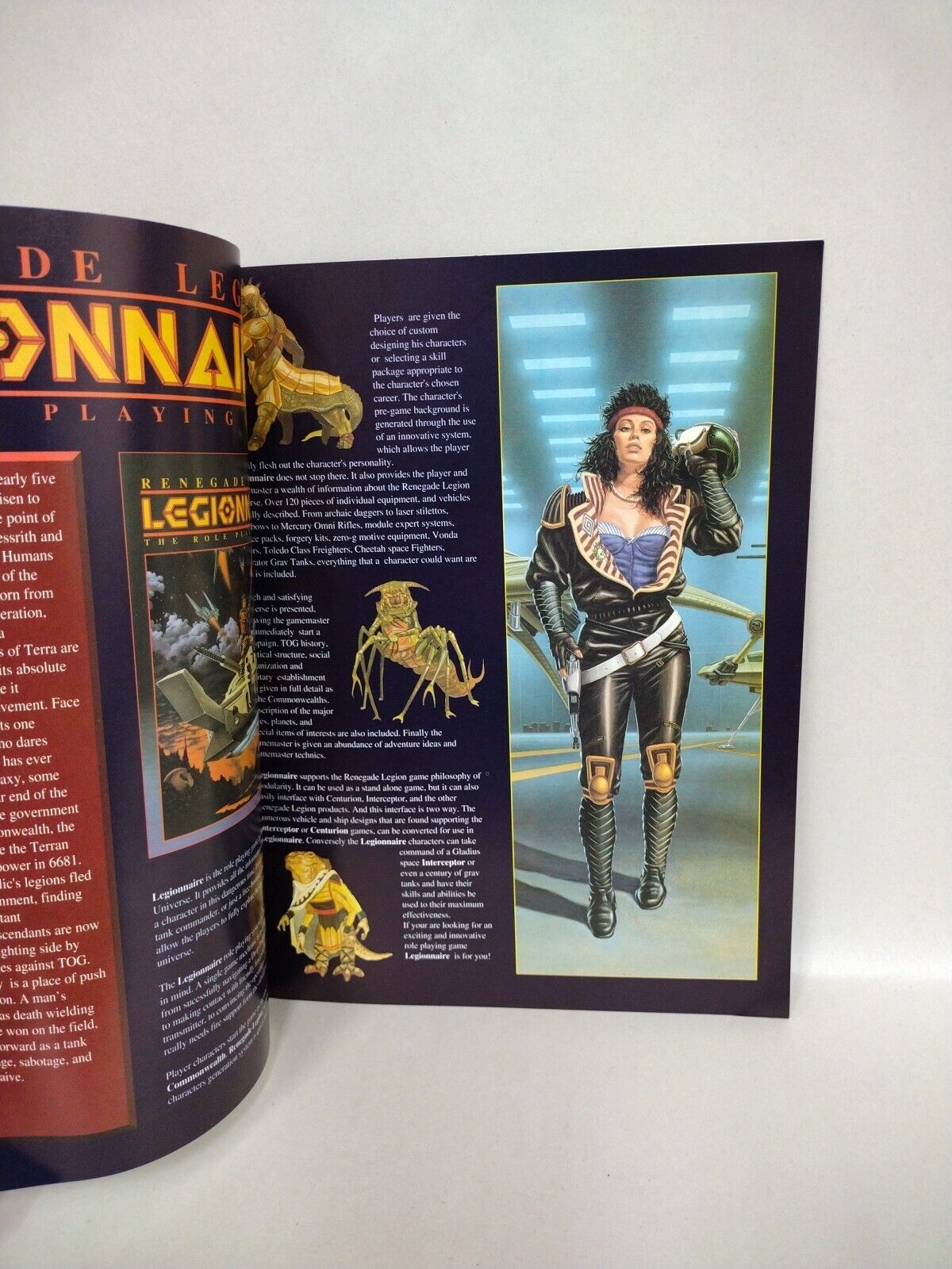 World Of Renegade Legion (1991) FASA RPG Promo Intro Magazine Booklet R Loveless