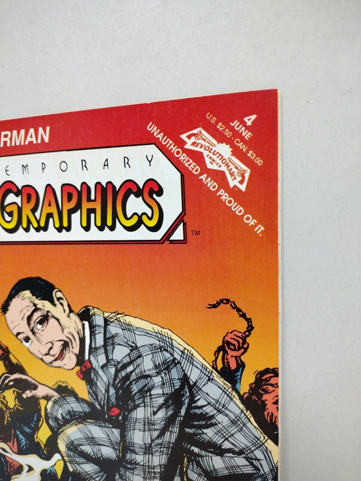 Contemporary Bio Graphics #4 Revolutionary Comics 1992 Pee Wee Herman Biography