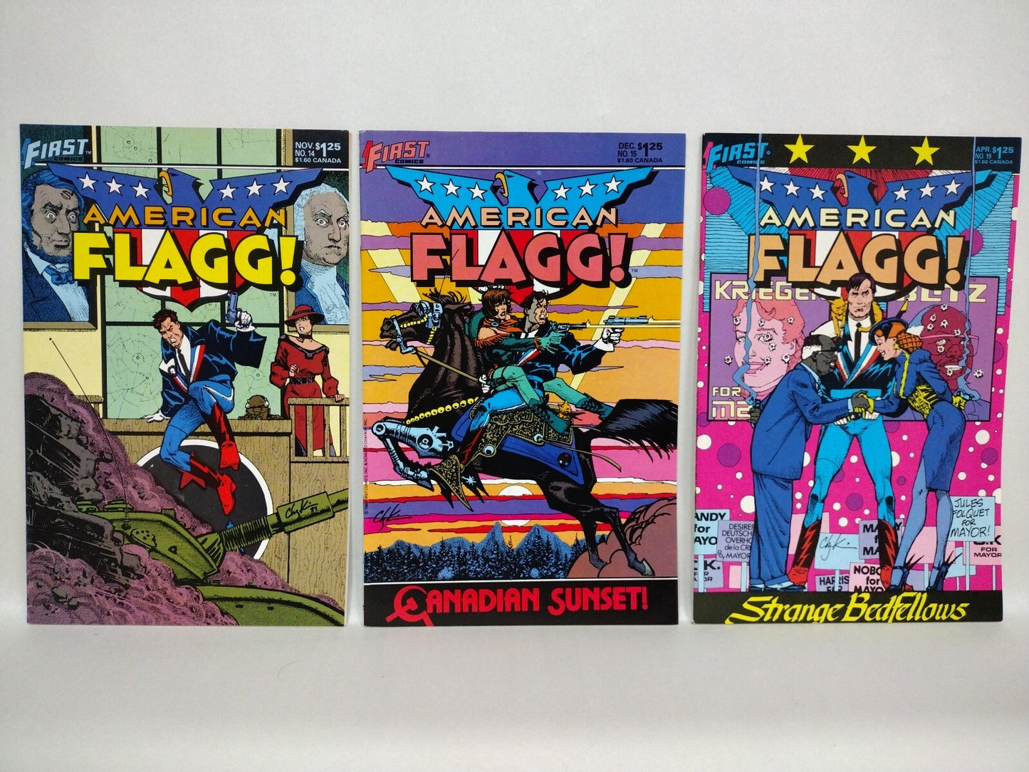 American Flagg (1983) First Comic Lot Set 1-6 8 9 11 14 15 19 23 25 39 41 46 48+