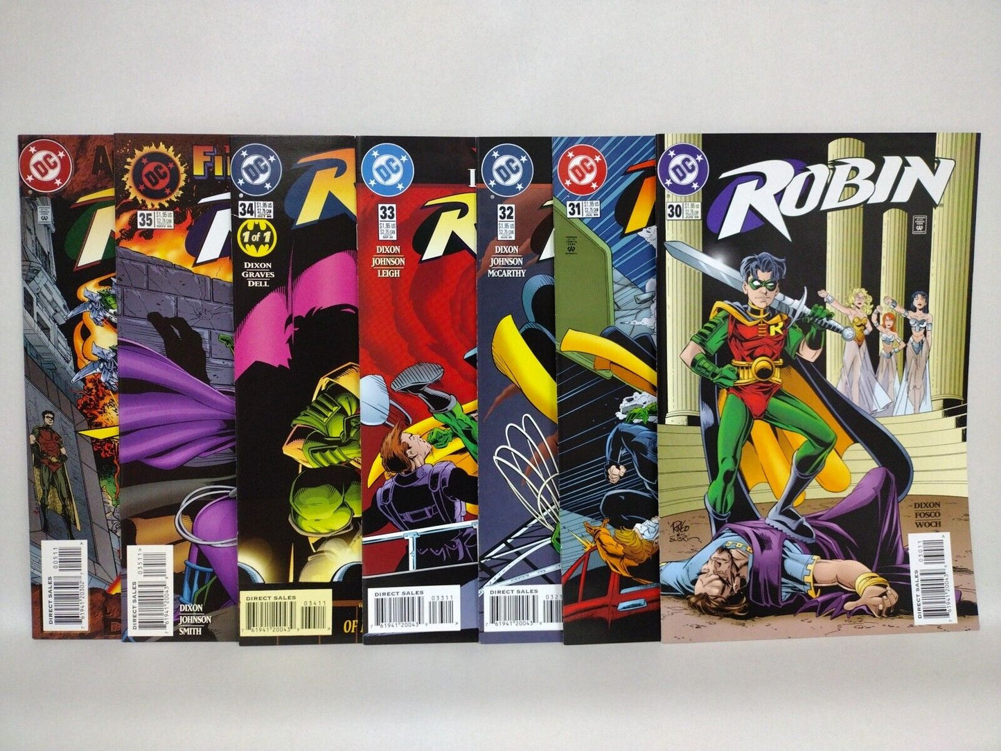 Robin (1996) DC Comic Lot Set #30 31 32 33 34 35 Annual 5 Chuck Dixon