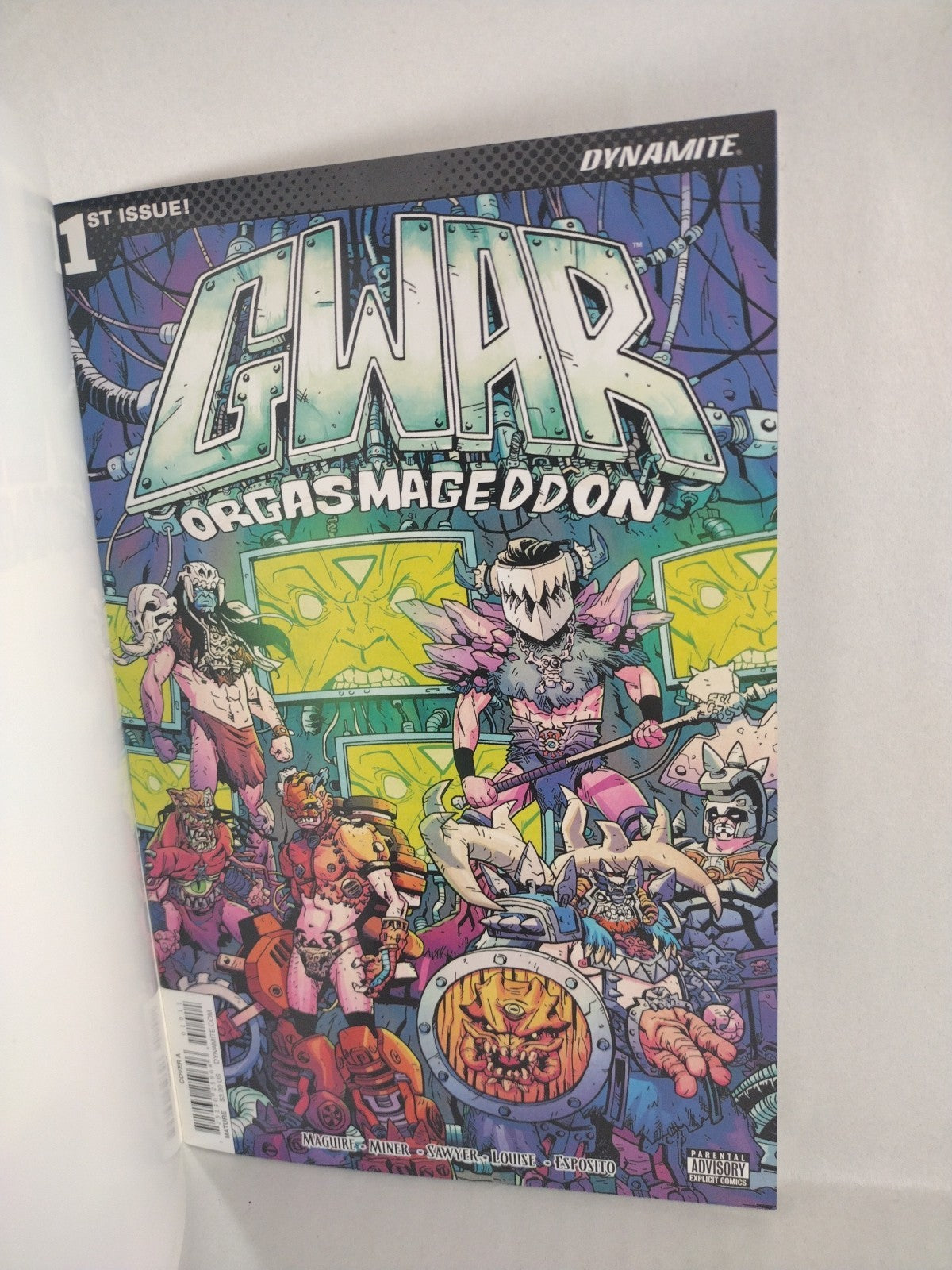Gwar Orgasmageddon #1 (2017) Dynamite Blank Sketch Cover Comic Variant New NM