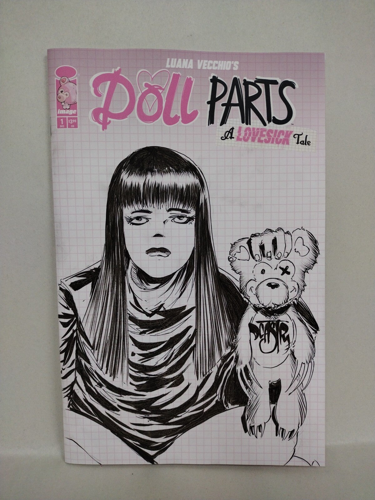 Doll Parts A Lovesick Tale 1 (2024) Cover G Sketch Variant W Original DCastr Art