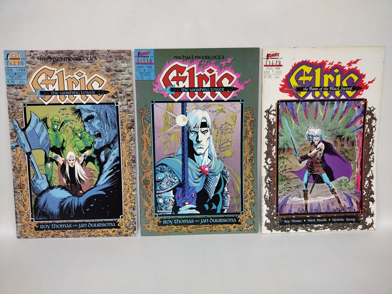 Michael Moorcock Elric (1983) PC Comic Reader Set 26 Issue Low Grade Lot