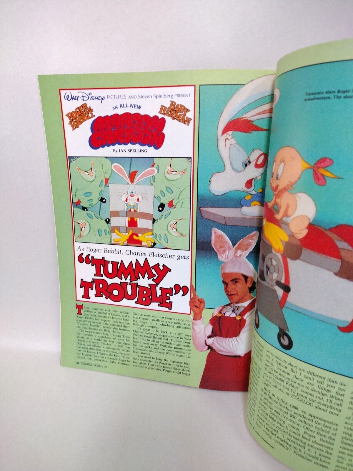 Comics Scene 9 (1989) Starlog Magazine Moebius TMNT Batman Movie FN