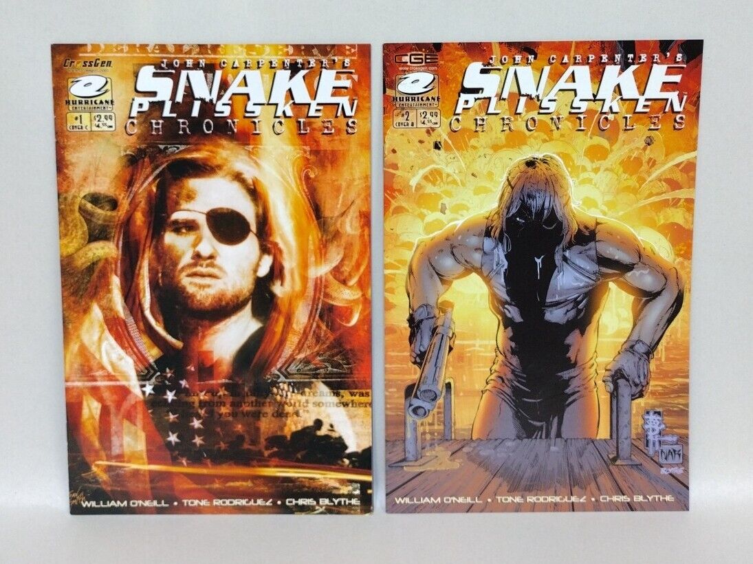 Snake Plissken Chronicles #1 2 (2003) CrossGen Comic Lot Set