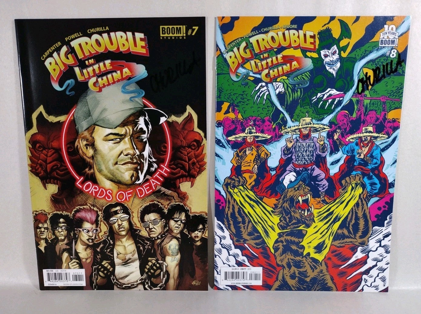 Big Trouble In Little China (2014) Boom Comic Lot Set 1-9 Signed By Artist VF-NM