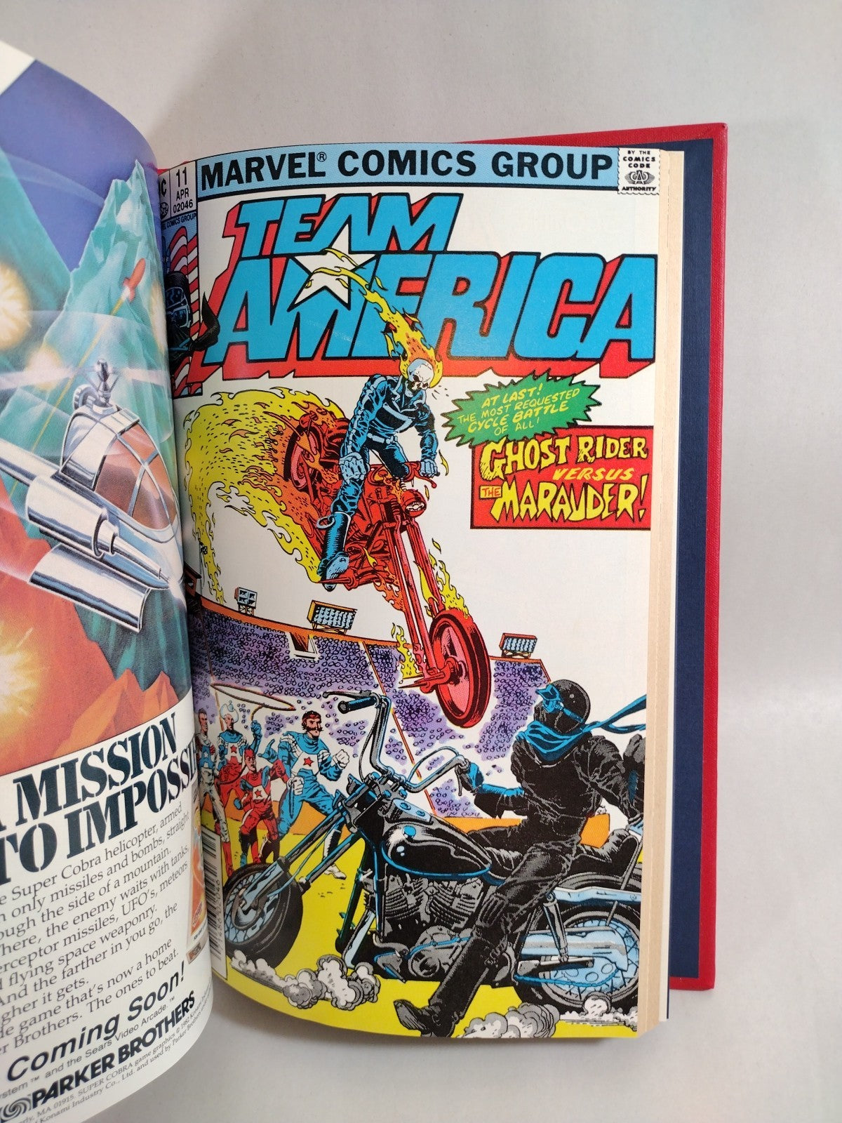 Team America (1982) Marvel Complete Series Custom Bound Comic HC W Dustjacket