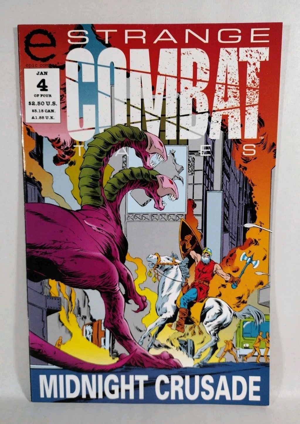 Strange Combat Tales (1993) Complete Epic Comic Set #1 2 3 4 Mature Theme