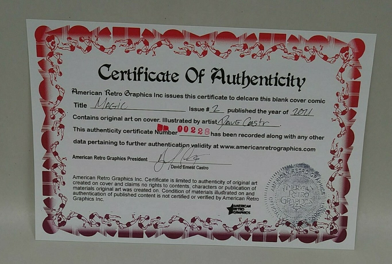 Magic Issue #2 (2021) Boom Sketch Cover Comic Var W Original Hospit Abbot Art