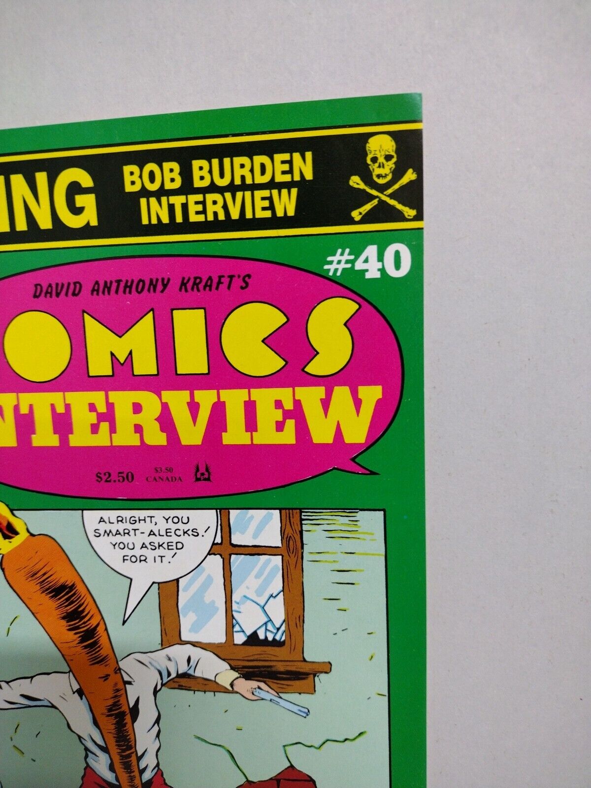 Comics Interview #40 (1987) Bob Burden Flaming Carrot Mister X Issue NM