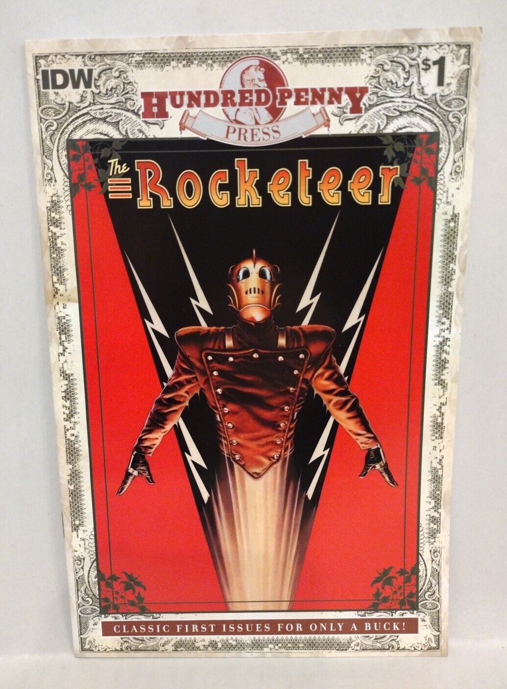 Rocketeer Adventures (2011) IDW Comic Lot #1 3 PC Comic Reprint #1 Hundred Penny