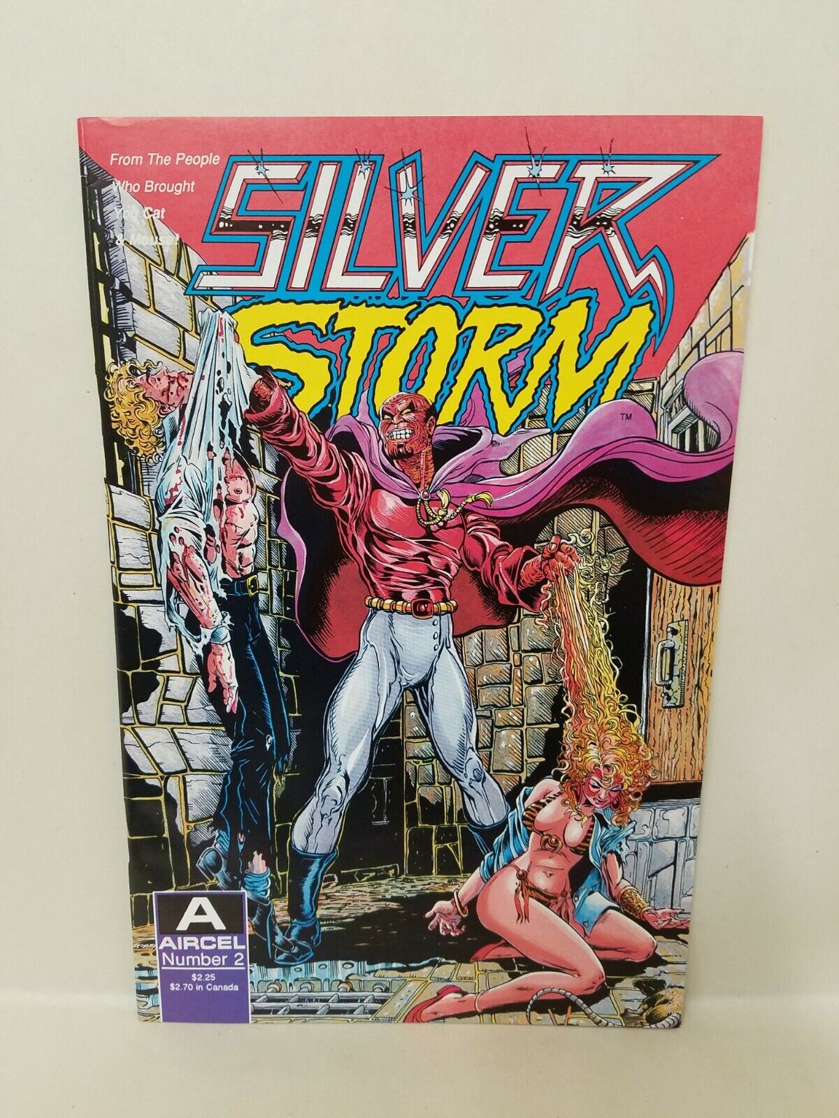 SILVER STORM #1 2 3 4 Complete Limited Series Set (1990) Aircel Comics 