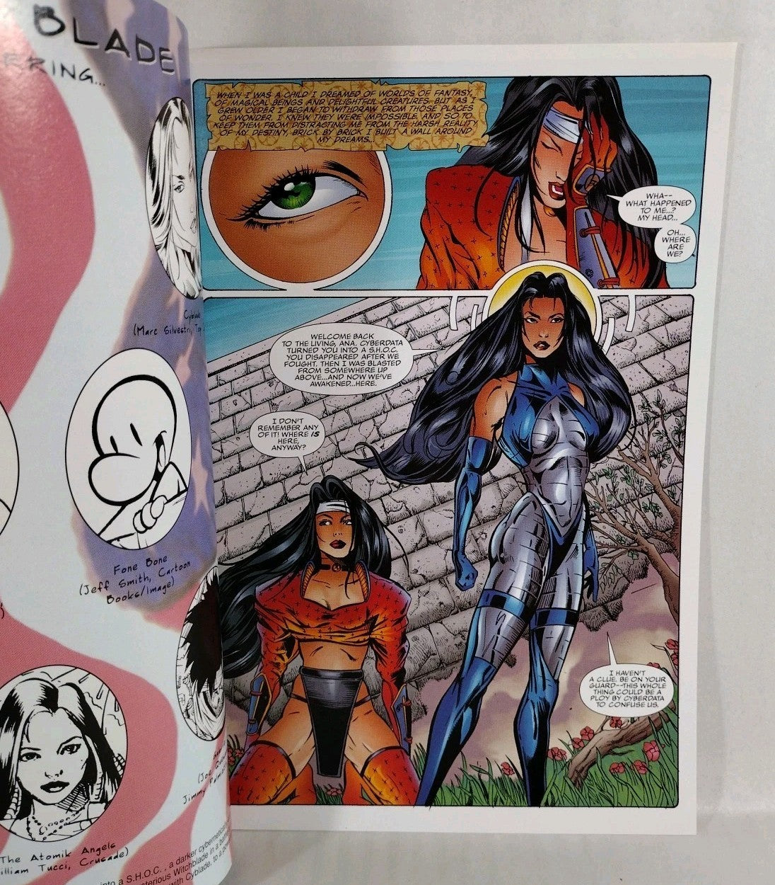 Cyblade Shi (1995) Image Crusade Comic Battle For The Independents Pt 1 2 VF-NM